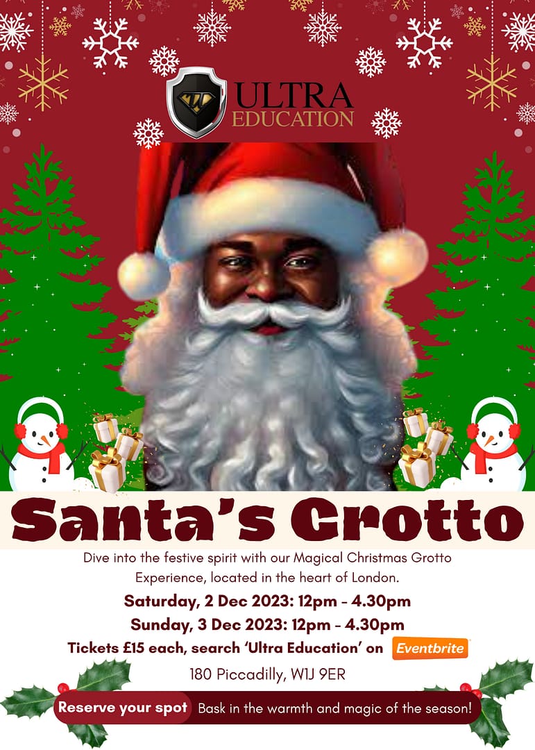 Read more about the article 🎅 Santa’s Grotto on Piccadilly by Ultra Education 🎅 (£15)